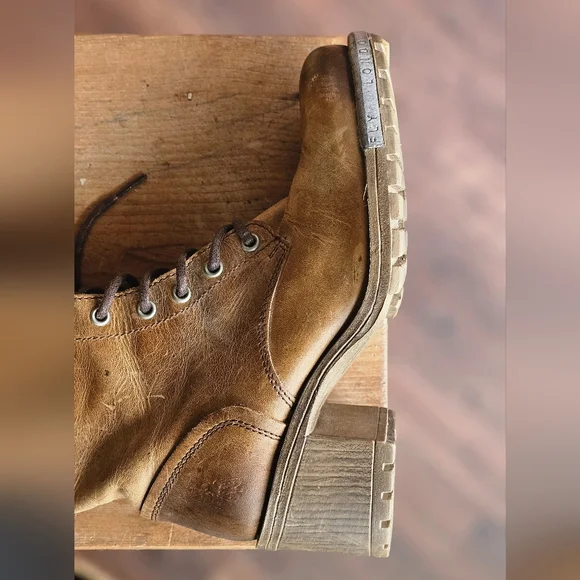 Fly London Women's Lask Mid-Calf Combat Boots - Picture 9 of 10